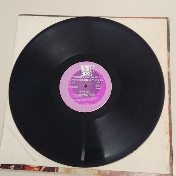 Gladys Knight & The Pips Neither of Us 1973 Vinyl Record - Picture 6 of 8